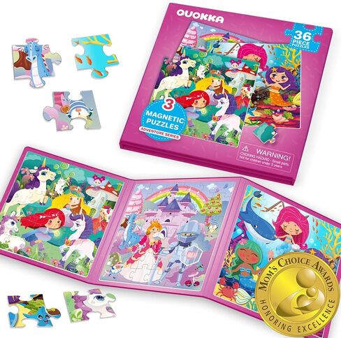 QUOKKA Multipack of Magnetic Book Puzzles for Boys and Girls in Kuwait