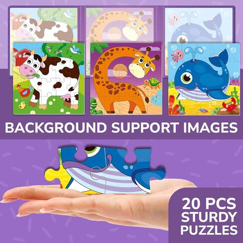 QUOKKA Multipack of Magnetic Book Puzzles for Boys and Girls in Kuwait