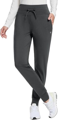 baleaf Women's Fleece Lined Pants Water-Resistant Sweatpants Winter Thermal Ski Hiking Running Joggers in Kuwait