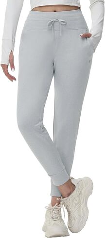 baleaf Women's Fleece Lined Pants Water-Resistant Sweatpants Winter Thermal Ski Hiking Running Joggers in Kuwait