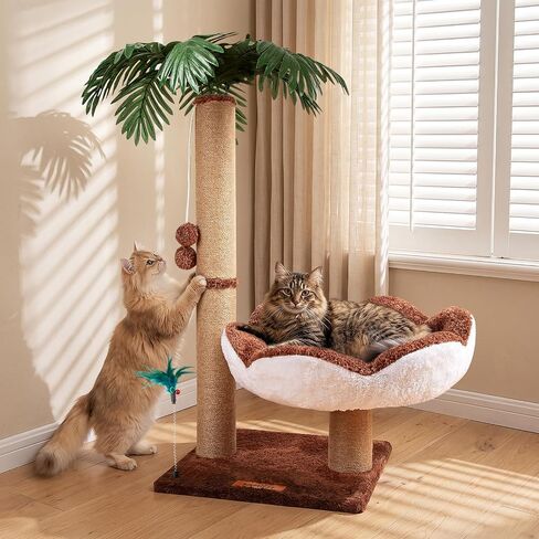 2-in-1 Plant Cat Scratching Post for Indoor Cats in Saudi Arabia