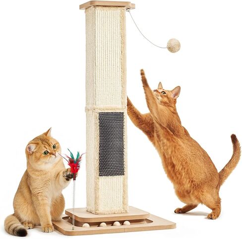 Cat Scratching Post Post Simsal Scratch Posts للقطط الداخلية للبالغين البالغين Cat Scratch Furniture Protector Garge Cat Scratcher Toys Taw 33 Int in Kuwait