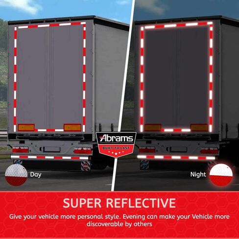Abrams 2" in x 150' ft Diamond Pattern Trailer Truck Conspicuity DOT Class 2 Reflective Safety Tape - Blue… in Kuwait