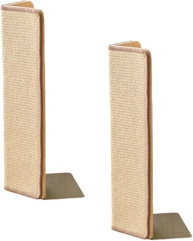 SHENGOCASE 2-Pack Sofa Corner Cat Scratching Post, 23.6" Tall, Sisal, Replaceable Scratch Pad Mat, Couch Protector in Kuwait