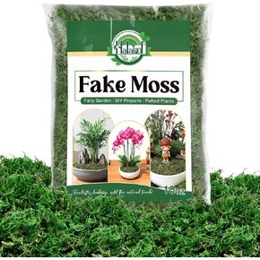 Halatool 1.1 LB Fake Moss for Indoor Plants, Artificial Moss for Crafts in Kuwait