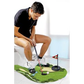 GOODLYSPORTS Toilet Golf Gag Gifts for Men, White Elephant Gifts for Adults in Saudi Arabia