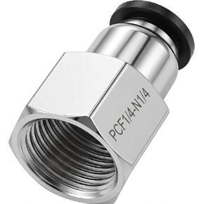 Push To Connect Fittings 1/4 Inch Od 1/8 Npt Female Air Line Push Connectors Straight Pneumatic Fitting Npt Quick Connect Push Air Fitting Air Connector Pneumatic Push 10 Pack in Saudi Arabia