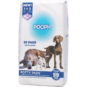 POOPH® Potty Pads™ 24 x 24 in, 50 Count in Kuwait