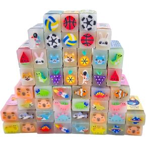 50 Pcs Eraser Bulk Classroom Office Fun Kawaii Erasers for Party Favors Stocking Fillers Daily Prizes Gift Filling Stocking Fillers Easter Egg Stuffers in Kuwait