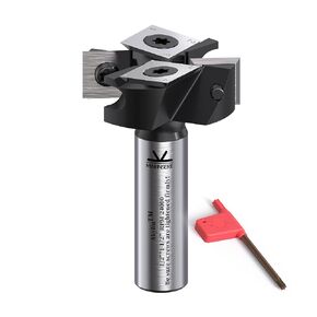 Akylin Slab Flattening Router Bit 1/2 Shank - CNC Spoilboard Surfacing Router Bit - Carbide Insert Router Planer Bit - 1-1/2" Cutting Diameter Planing Bit for Woodworking in Saudi Arabia