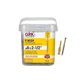grk fths8212 – 5 تقليم Pro زعنفة 8 مسامير ذات رأس من 2 – 1/2 بوصة ، 605 مسامير لكل pail in Kuwait