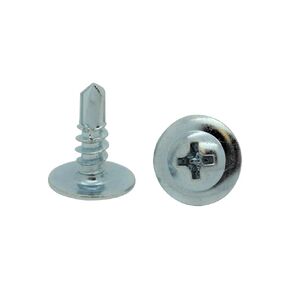 100 الكمية #10 × 3/4 "مسامير الصفائح المعدنية المعدلة برأس تروس من رقاقة الزنك TEK (BCP75) in Kuwait