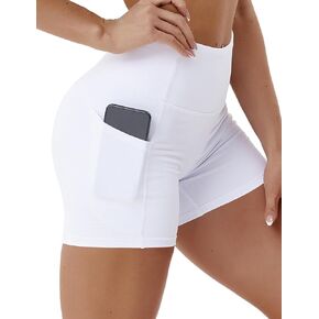 BUBBLELIME XS-XXL Women's Yoga Shorts Workout Tummy Control Running Sexy Booty Shorts Fitness Active UPF30+ in Saudi Arabia