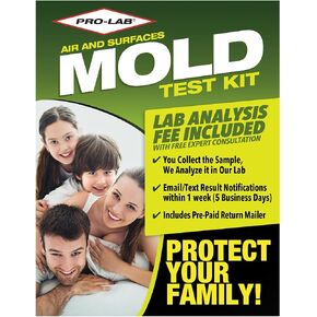 PRO-LAB DIY Mold Test Kit - 1 LAB FEE Included (3 Test Methods: Air, Surface, Bulk.) AIHA Accredited Lab Analysis, Expert Consultation and Return Shipping Included in Saudi Arabia