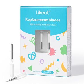 Likcut Foil Transfer Kit Compatible with Likcut S501 & S41 Vinyl Cutter, 3 Interchangeable Tips with Foil Transfer Sheets for Crafting DIY Card Scrapbooking Supplies in Kuwait