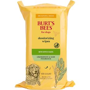 Burt's Bees for Pets Daily Grooming Dog Wipes, Witch Hazel, 100 Ct in Kuwait