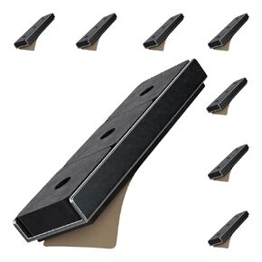 Master Magnetics Adhesive Magnets | Nickel-Plated Strong Magnetic Fastener | Double Sided Adhesive Foam Backing | 3" L x 0.905" W x 0.25" H | 8-Pack | CA293WAX8 in Saudi Arabia