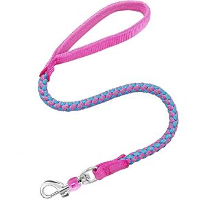 Reflective Dog Leash 2/3/4/6/10ft Braided 1/2" Strong Nylon Rope in Kuwait