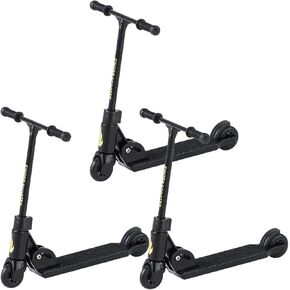 3Pcs Finger Scooter - 2-Wheeled Scooter - Foldable Finger with Brake | Finger Board Accessories for Teen | Educational Finger Toys | Non-Slip Fun Skateboards in Saudi Arabia