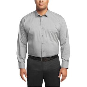 قميص Van Heusen الرجالي ذو المقاس الطويل وياقة مرنة قابلة للتمدد وخالية من التجاعيد (كبير وطويل) in Kuwait