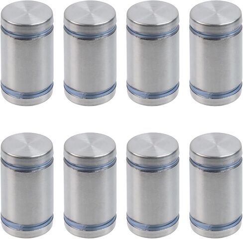 T Tulead Stainless Steel Standoff Double Head Silver Sigh Screws Holder with Rubber Spacers 1.77"x1",8PCS in Kuwait