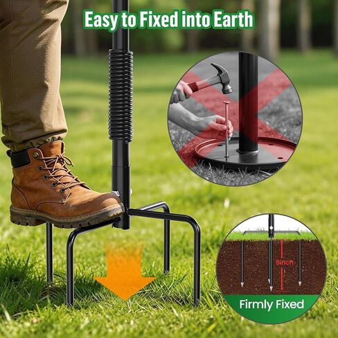 Tether Tug Outdoor Dog Rope Toy, Adjustment Height Upgraded Spring Pole, Includes 3 Chew Ropes, Interactive Tug of War Toy for Large Medium Small Dogs, Exercise Game in Yard, Lawn, Park in Kuwait