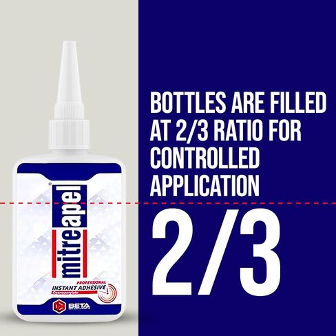 MITREAPEL CA Glue with Activator (3 x 0.80 oz - 3 x 3.30 fl oz.) - CA Glue for Woodworking - Cyanoacrylate Glue and Activator Spray - Crazy Glue, Super Glue for Crafts and DIY Projects - (3 Pk) in Kuwait