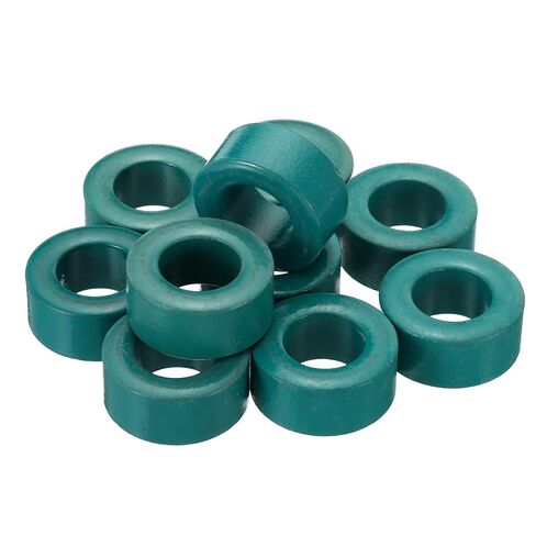 PATIKIL Ferrite Toroid Core، 50 قطعة Toroid Core 1" ODx0.6" IDx0.3" H حلقات الفريت محول النوى الحلقية من الفريت لمرشحات EMI/RFI، أخضر in Kuwait