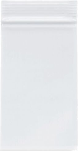 Plymor 3" x 5" (Case of 1,000), 2 Mil Zipper Reclosable Plastic Bags in Kuwait