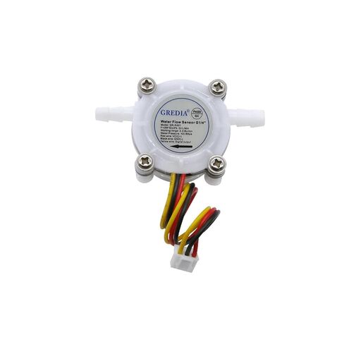 1/4" Quick Connect Water Flow Sensor Food-Grade Switch Hall Effect Flowmeter Fluid Meter Counter 0.3-6L/min (Pack of 2） in Kuwait