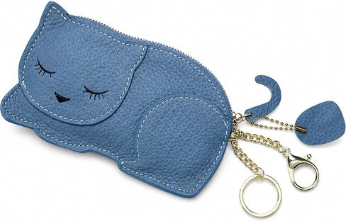 QZUnique Crab Coin Purse Mini Animal Cartoon Change Pouch with Keychain Cute Leather Wallet Key Bag for Women Kids in Kuwait
