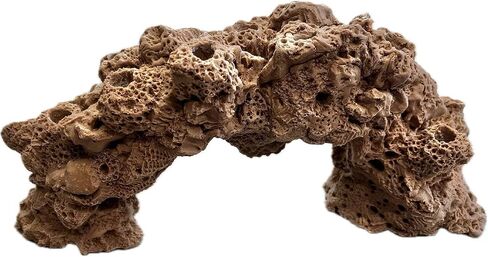 16 Hole Arch Coral Frag Plug Rack/Rock for Live Coral Plug Ons (Black) in Saudi Arabia