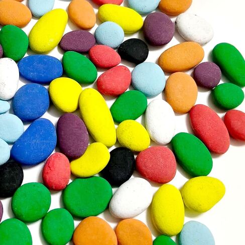 100 PCS Colored Tiny Painting Rocks Rocks,0.5-1 Inch Small Rocks for Crafts in Saudi Arabia