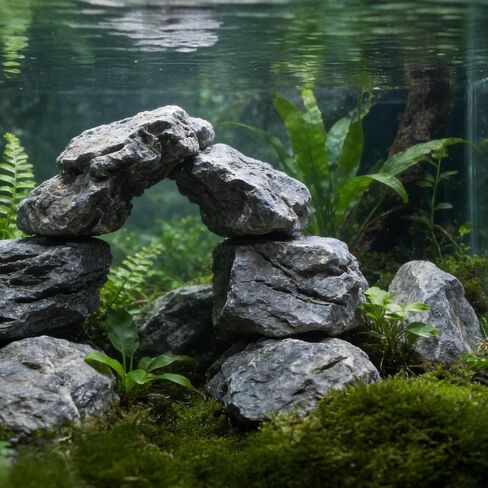 3lb Aquarium Rocks (2-5“) Seiryu Stones Natural Hardscape Rocks in Kuwait