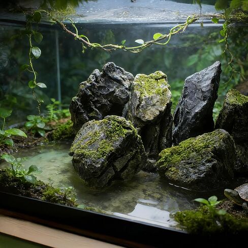 3lb Aquarium Rocks (2-5“) Seiryu Stones Natural Hardscape Rocks in Kuwait