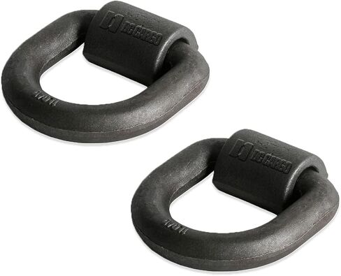 DC Cargo Weld-On D-Ring Tie-Down Anchors – 5/8" (4 Pack) Heavy-Duty Forged Steel with 18,900 lb. ABS – Rotating D-Rings Secure & Durable for Trailers, Trucks, Warehouses, Docks in Kuwait