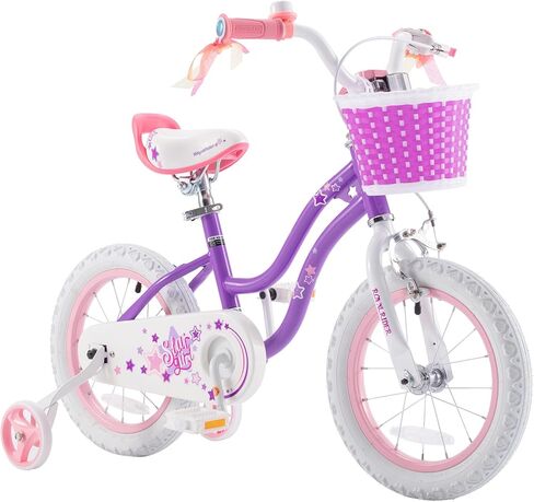 RoyalBaby Girls Bike Classic & EZ Kids Bike, Balance and Pedal Bicycle, 12 14 16 18 20 Inch Toddlers to Big Kids 3-10 Years in Saudi Arabia