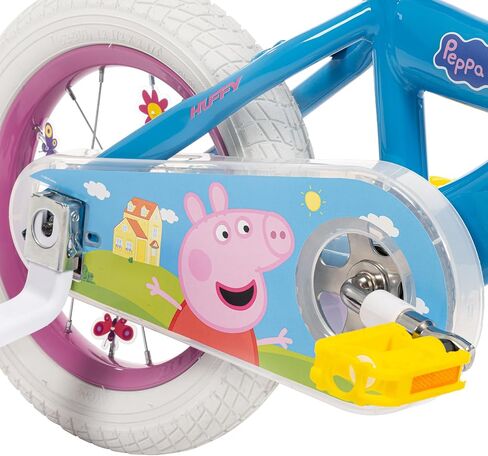 Huffy 12" Peppa Pig Kids' Bike with Front Basket, Stickers, and Bell in Kuwait