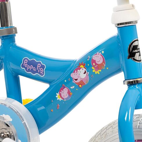 Huffy 12" Peppa Pig Kids' Bike with Front Basket, Stickers, and Bell in Kuwait