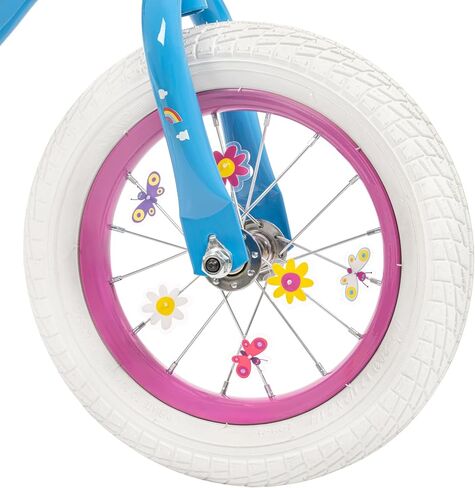 Huffy 12" Peppa Pig Kids' Bike with Front Basket, Stickers, and Bell in Kuwait