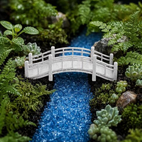 SOIMISS Dollhouse Miniature Bridge Vintage Arch Bridge for DIY Bonsai Micro Garden Decor for Terrarium Fairy Tale Garden Accessory Small Craft for Dollhouse Scene in Saudi Arabia