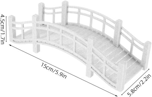 SOIMISS Dollhouse Miniature Bridge Vintage Arch Bridge for DIY Bonsai Micro Garden Decor for Terrarium Fairy Tale Garden Accessory Small Craft for Dollhouse Scene in Saudi Arabia