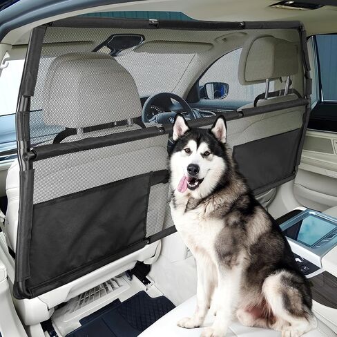 Dog Barrier for SUV Truck, 56" Car Divider Pet Gate in Kuwait
