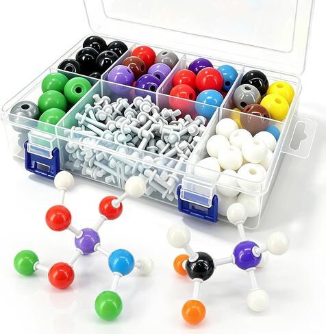 Molecular Model Kit(240 Pieces),Organic Chemistry Model Kit for Organic and Inorganic Chemistry Learning,Chemistry Set,A Fullerene Set in Saudi Arabia