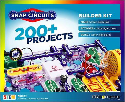 SNAP CIRCUITS 203 STEM Electronics Kit, 200+ Projects, Ages 8+ in Kuwait