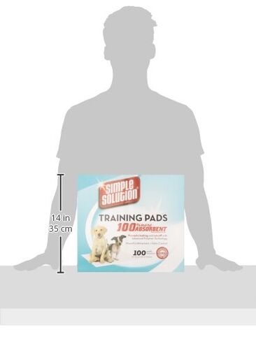 Simple Solution Large Puppy Training Pads, Leak Proof, 23"x24" 100 Count in Kuwait