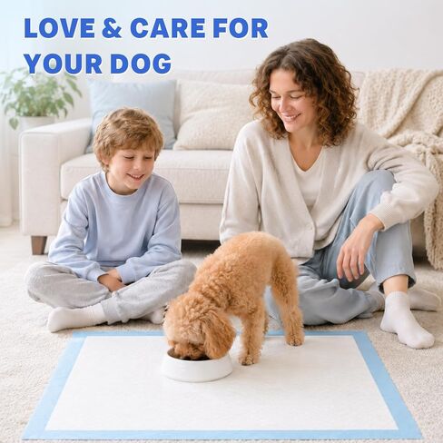 VISRIE 250 Pack Puppy Pads 22" x 22", 6-Layer, Super Absorbent Dog Pee Pads in Saudi Arabia
