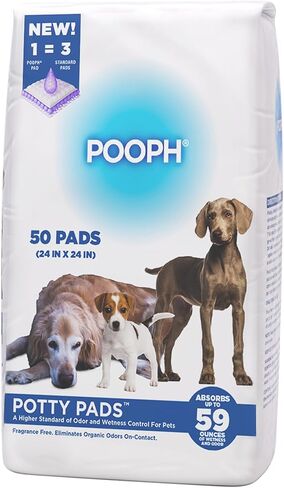 POOPH® Potty Pads™ 24 x 24 in, 50 Count in Kuwait
