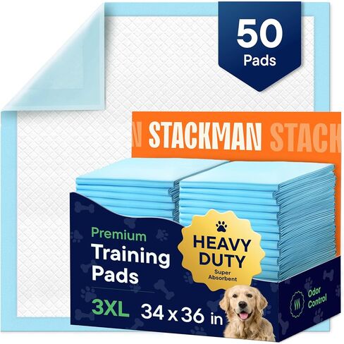 Puppy Pads Pet Pee Pads for Dogs & Puppy Training - 100 Count - Potty Pads for Dogs 22" x 22" Leak-Proof Dog Pee Pads - Quick-Dry Surface - Heavy Duty Absorbent Disposable Dog Wee Pad Bulk Pack in Kuwait