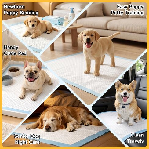 Disposable XL Dog Pee Pads 28x34 50 ct, Puppy Potty Training & Senior Dogs in Saudi Arabia